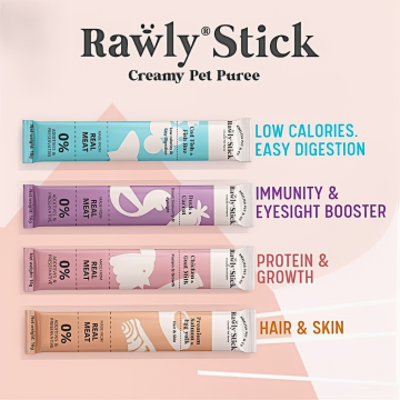 Amelisa Pet & Co Pets Rawly Stick Salmon & Egg Yolk 25pcs (2 boxes)
